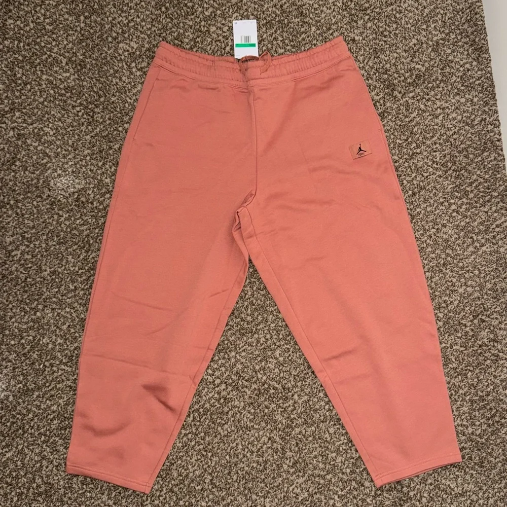 Pink Relaxed Fit Joggers with Elastic Cuffs - Picture 1 of 4